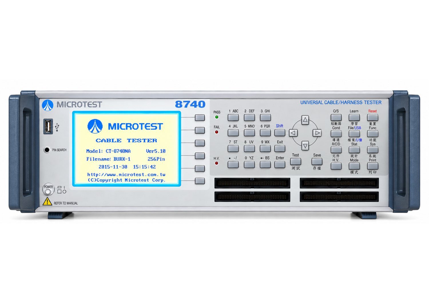 Image of Microtest 8740 256p front telonicuk