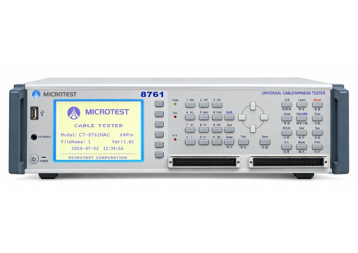 Image of Microtest 8761nac 64p front telonicuk