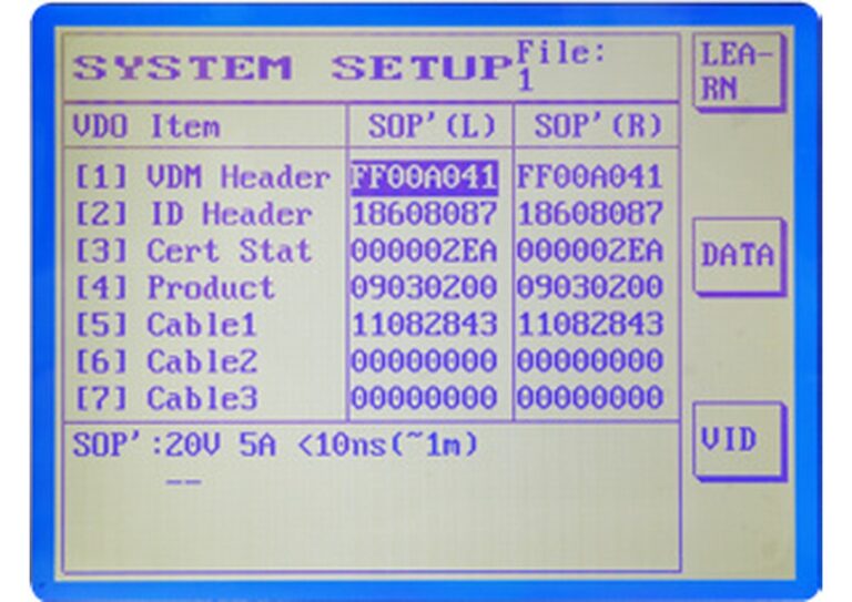 E-marker VDO reading requires the optional FX-000C28 or FX-000C28C. The expansion box is a separate ordering item.