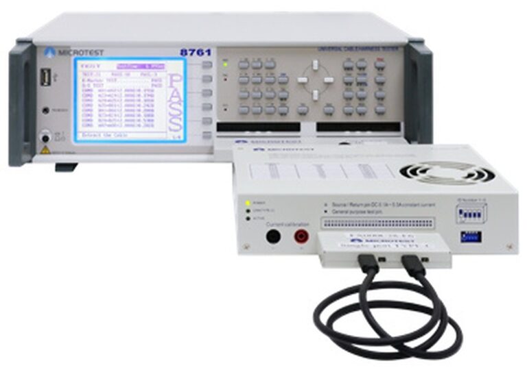 The optional FX-000C28 or FX-000C28C adds 5 A voltage-drop and internal-resistance testing. The standard tester and supplied USB fixtures alone do not provide this function.