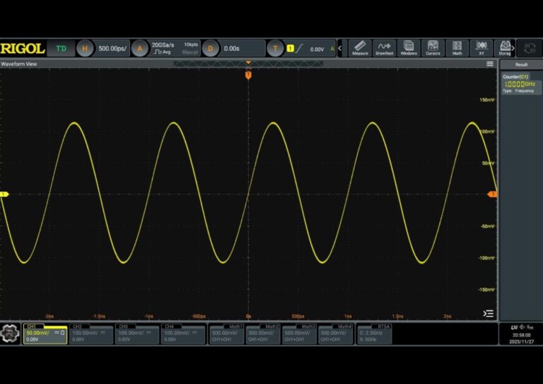 It takes into account both frequency width and waveform accuracy. The DG6000 provides a maximum sine wave output of 1 GHz, directly covering the test requirements from intermediate frequency to radio frequency. With a 16-bit vertical resolution and a sampling rate of 2.5 GSa/s, its quantisation accuracy is four times that of traditional 14-bit instruments. In large dynamic range tests, even the tiny details superimposed on large-amplitude signals can be reproduced clearly and without jagged edges.