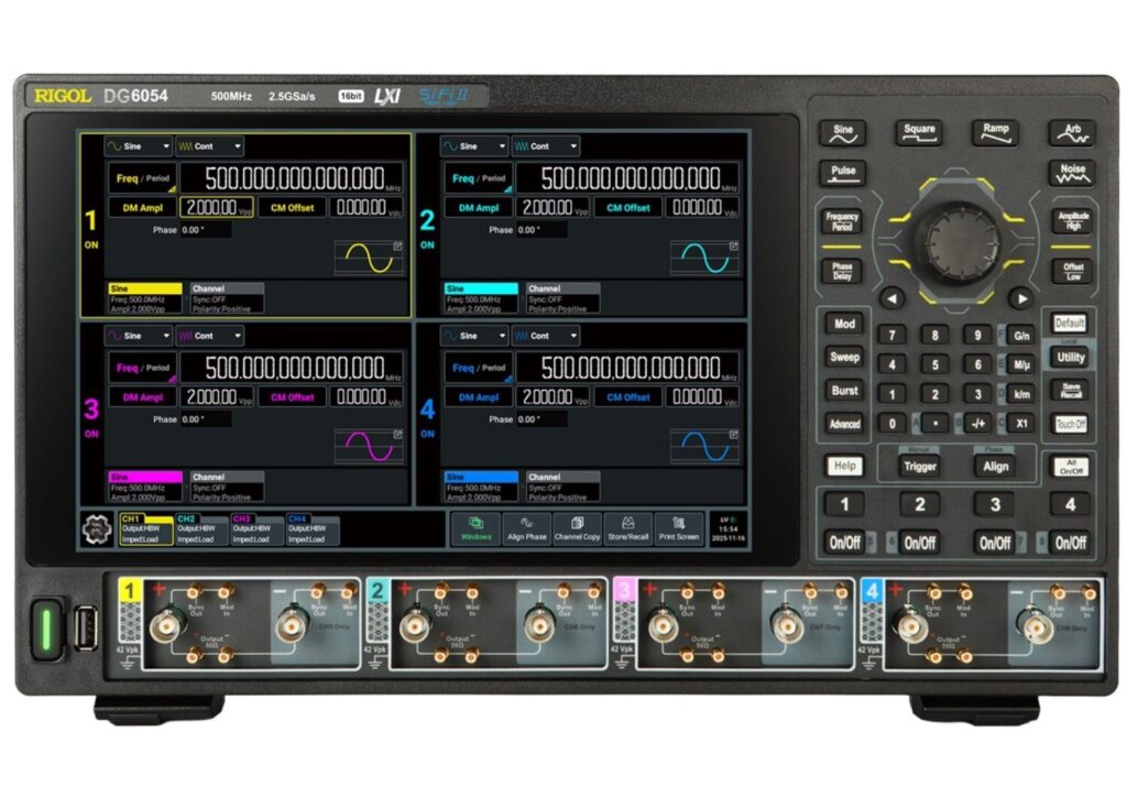 Image of Rigol dg6004 front telonicuk