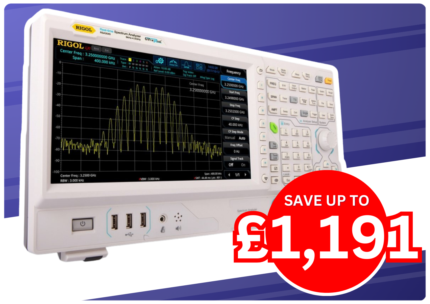 Rigol RSA3000N Series Spectrum Analyser Bundle