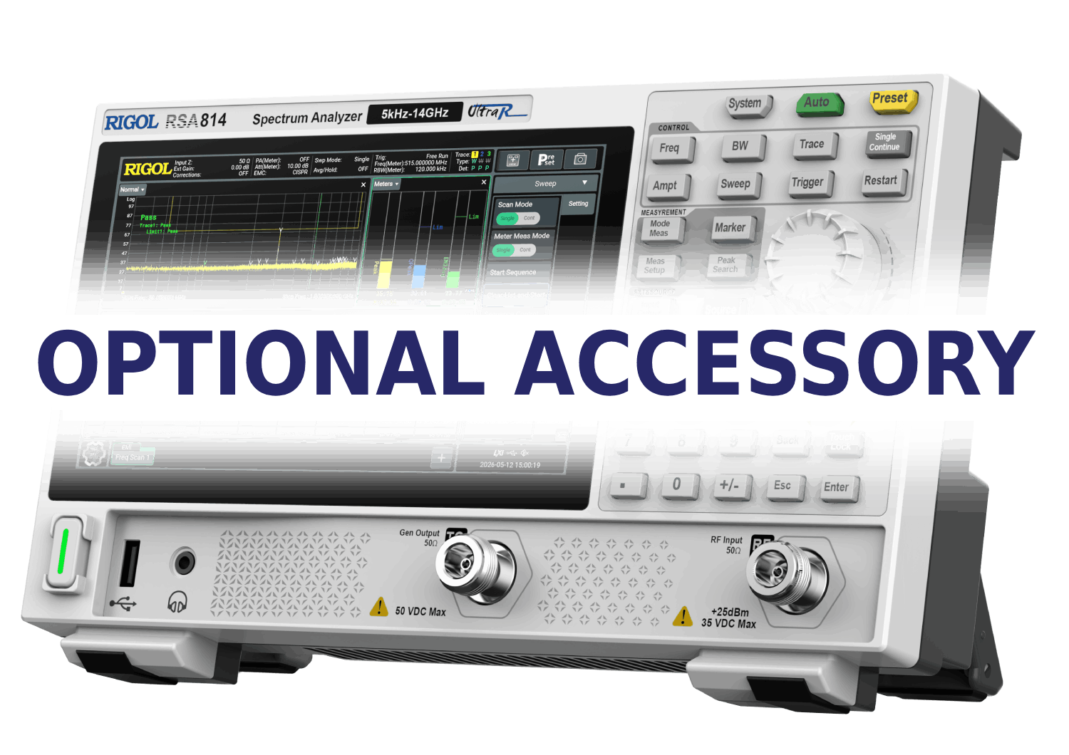 Rigol Advanced Measurement Kit For the RSA800 Series Spectrum Analysers