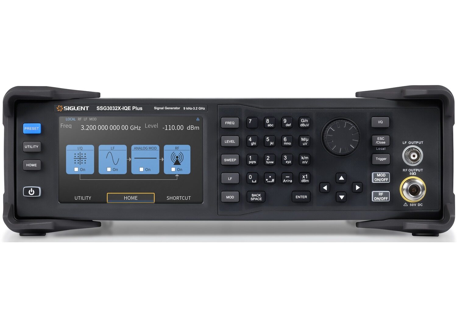 Image of Siglent ssg3032x iqe plus front telonicuk